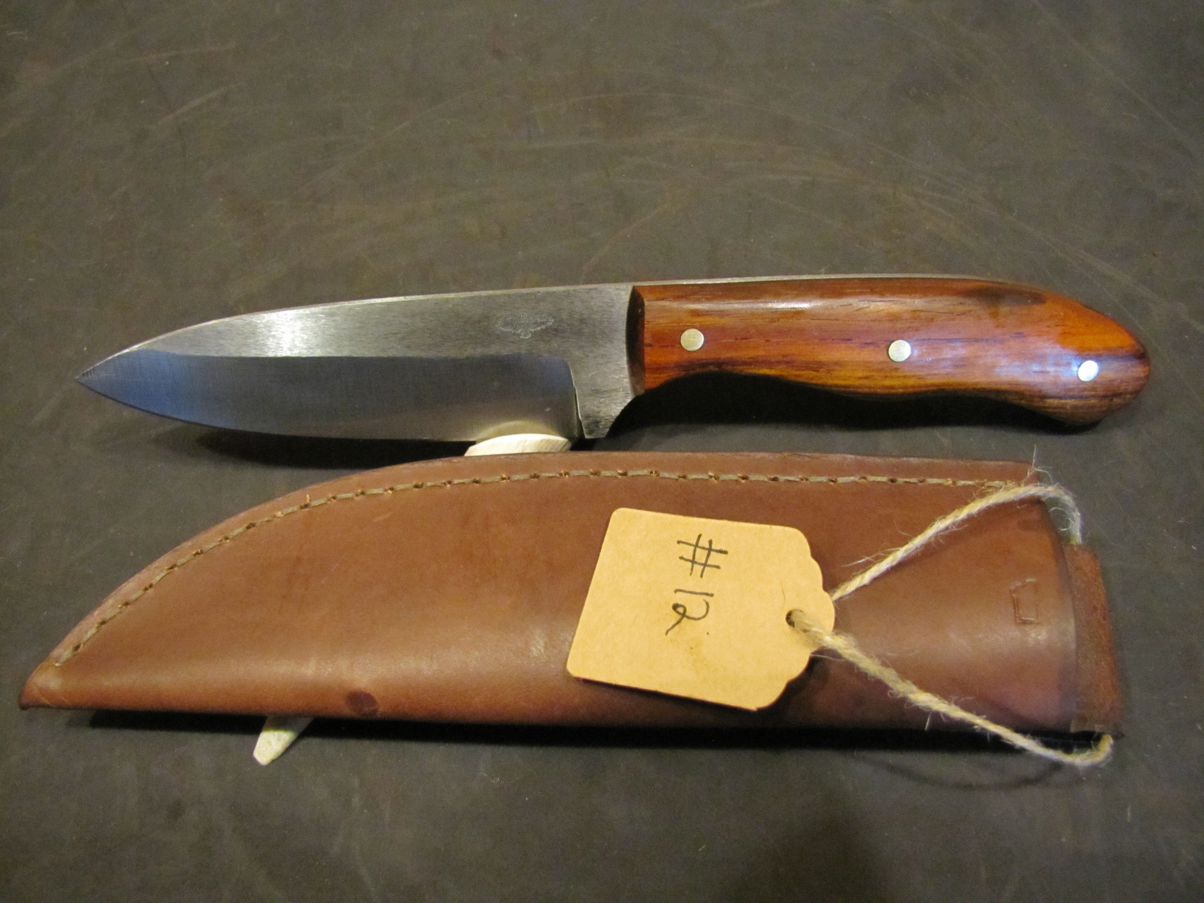The Trapper's Edge "Slimline Drop-point Field Knife"