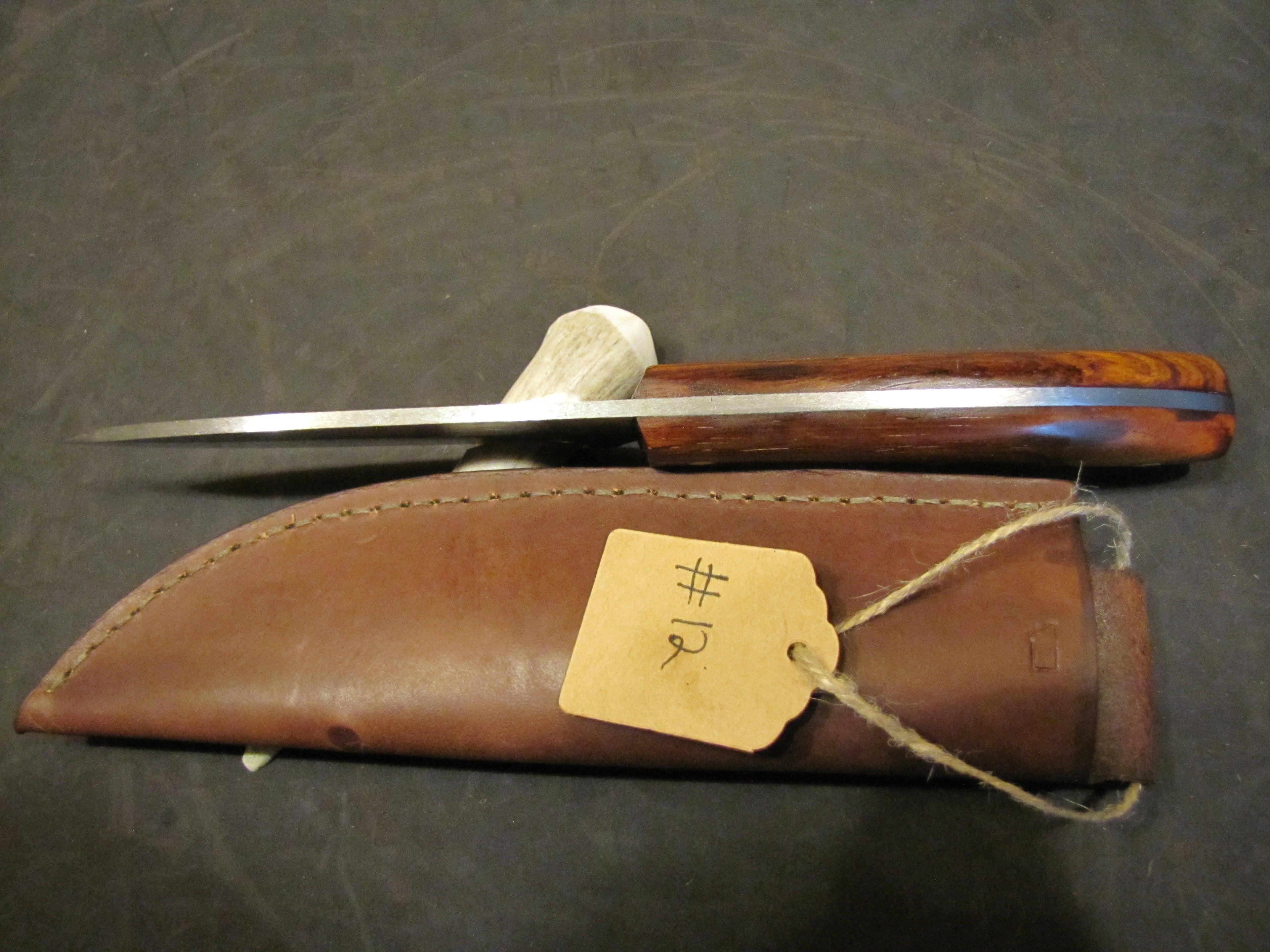 The Trapper's Edge "Slimline Drop-point Field Knife"