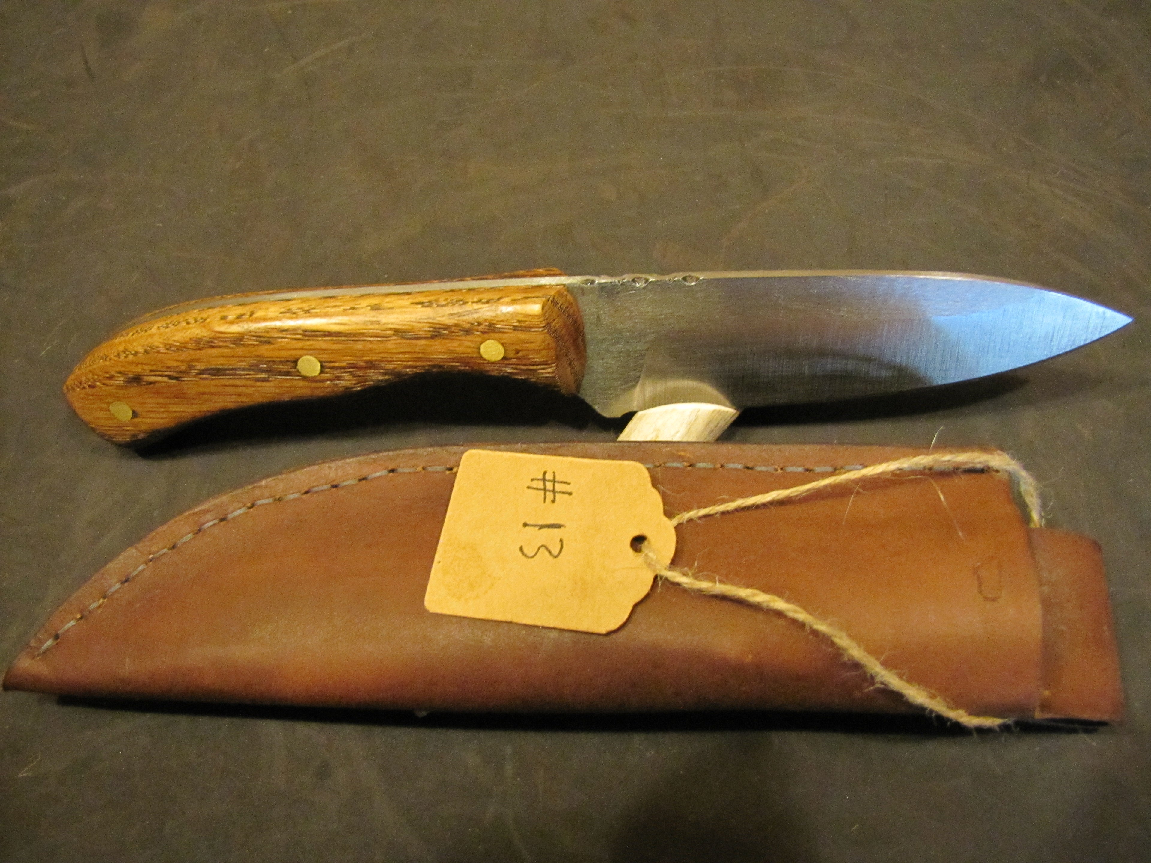 The Trapper's Edge "Slimline Drop-point Field Knife"