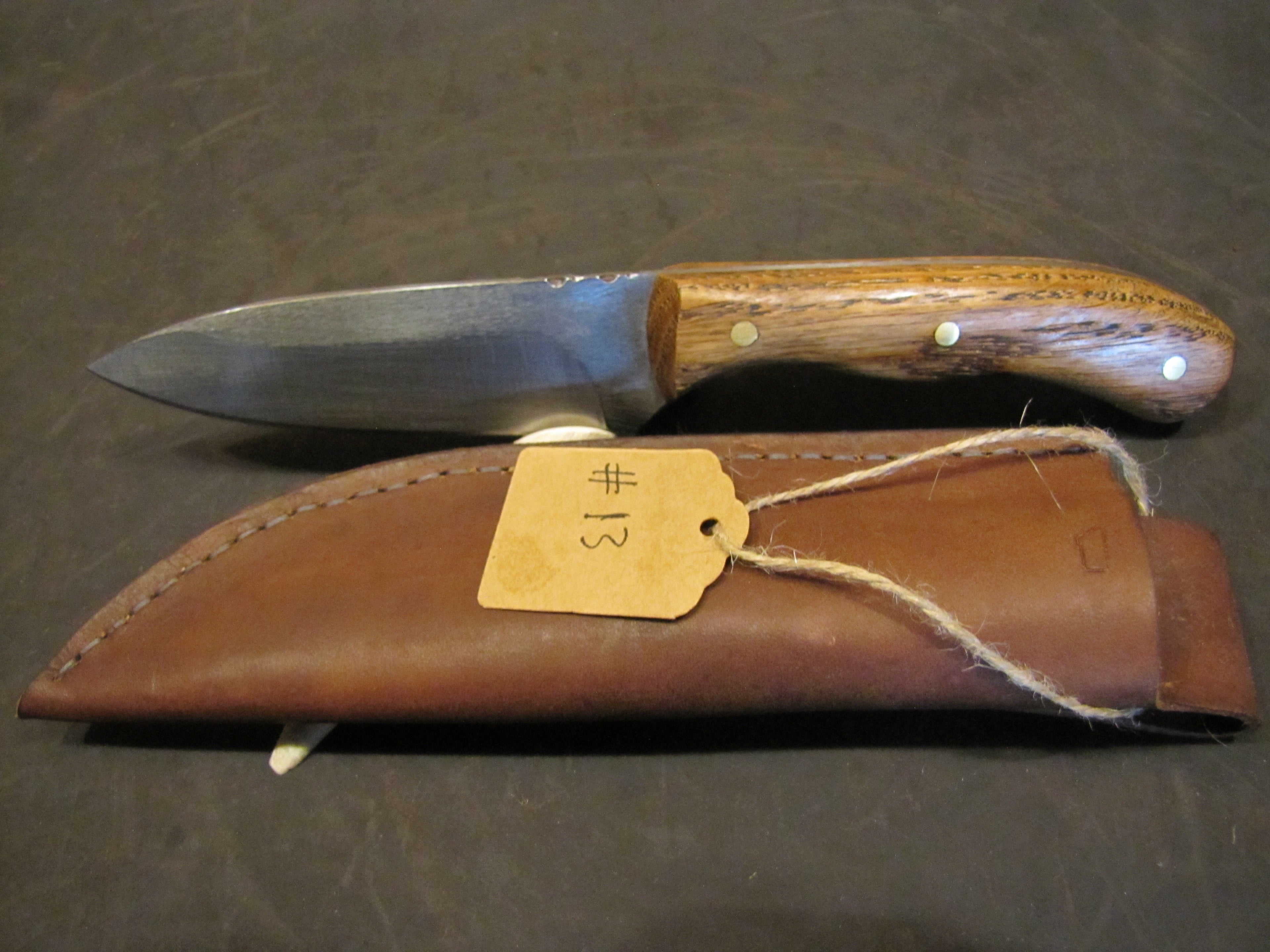 The Trapper's Edge "Slimline Drop-point Field Knife"