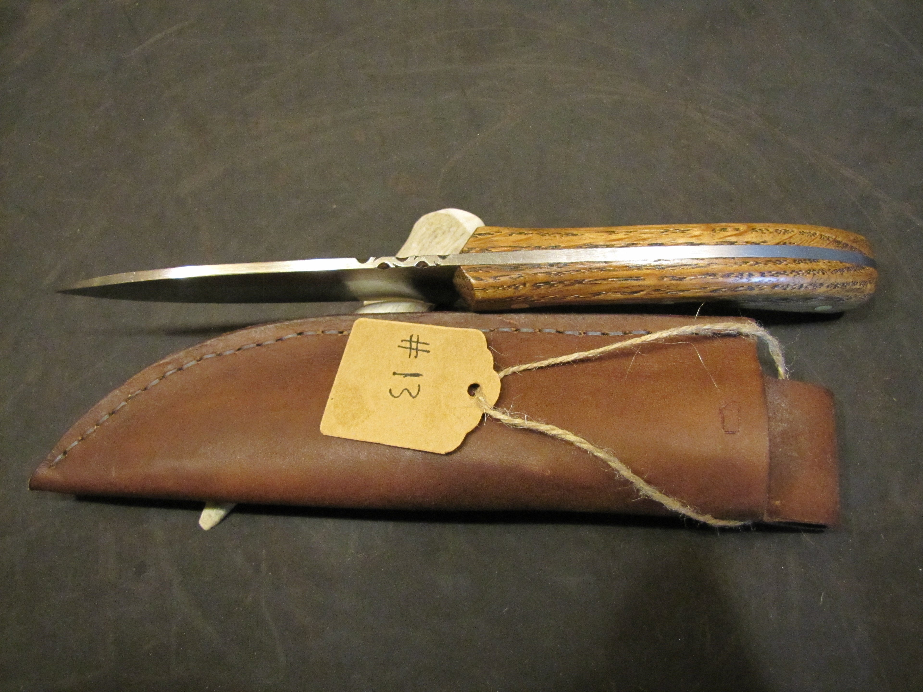 The Trapper's Edge "Slimline Drop-point Field Knife"