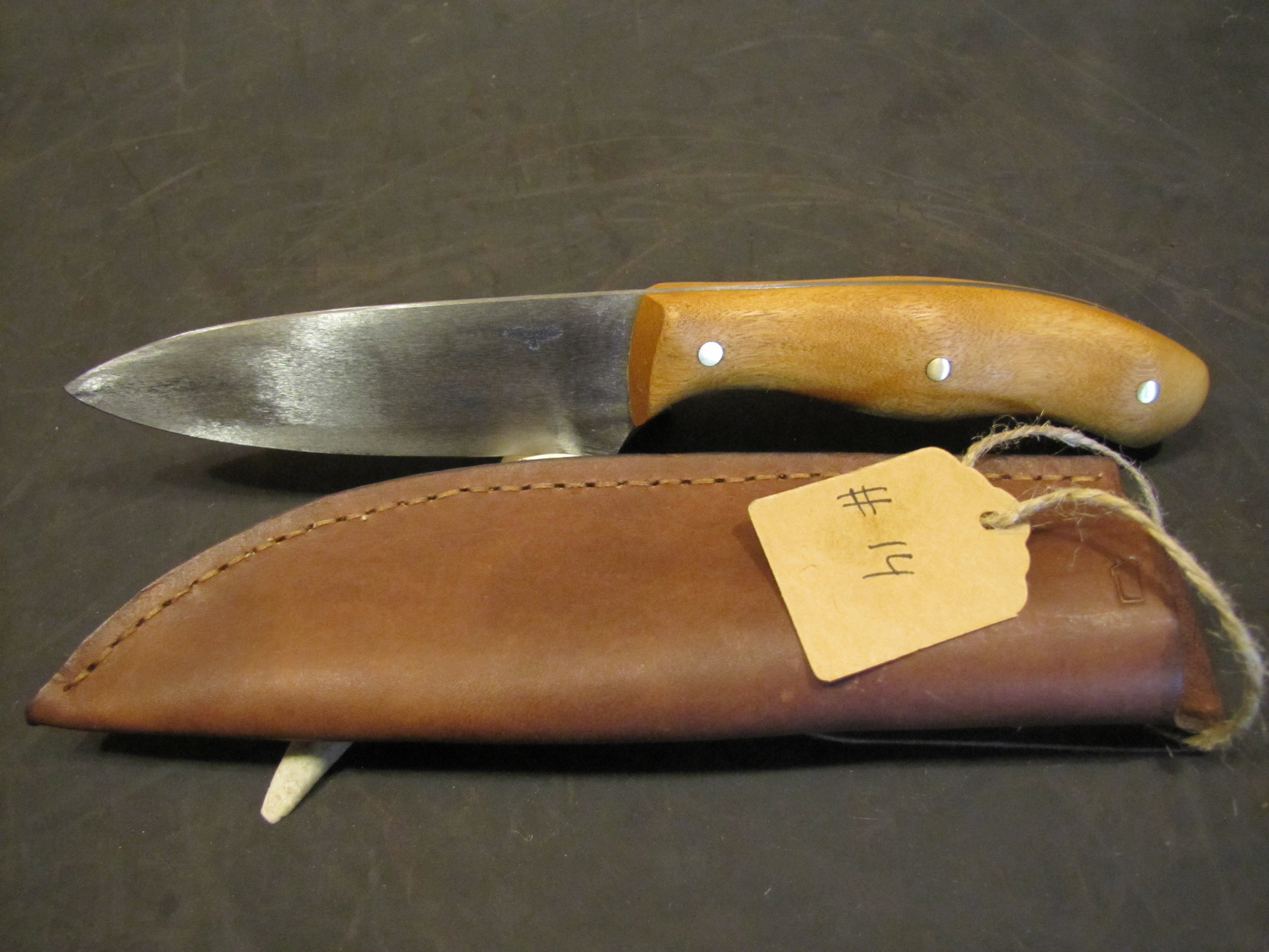 The Trapper's Edge "Slimline Drop-point Field Knife"