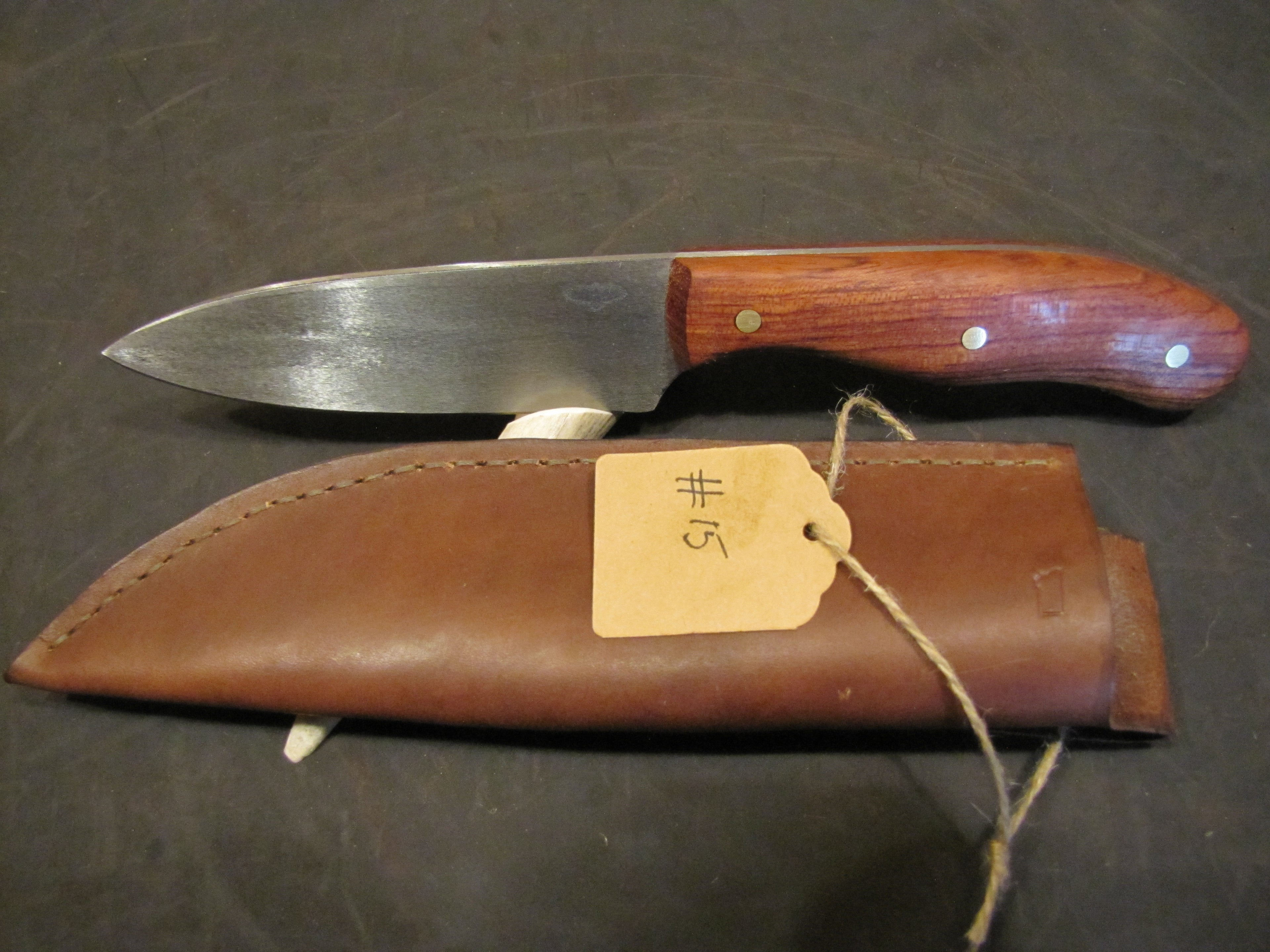 The Trapper's Edge "Slimline Drop-point Field Knife"