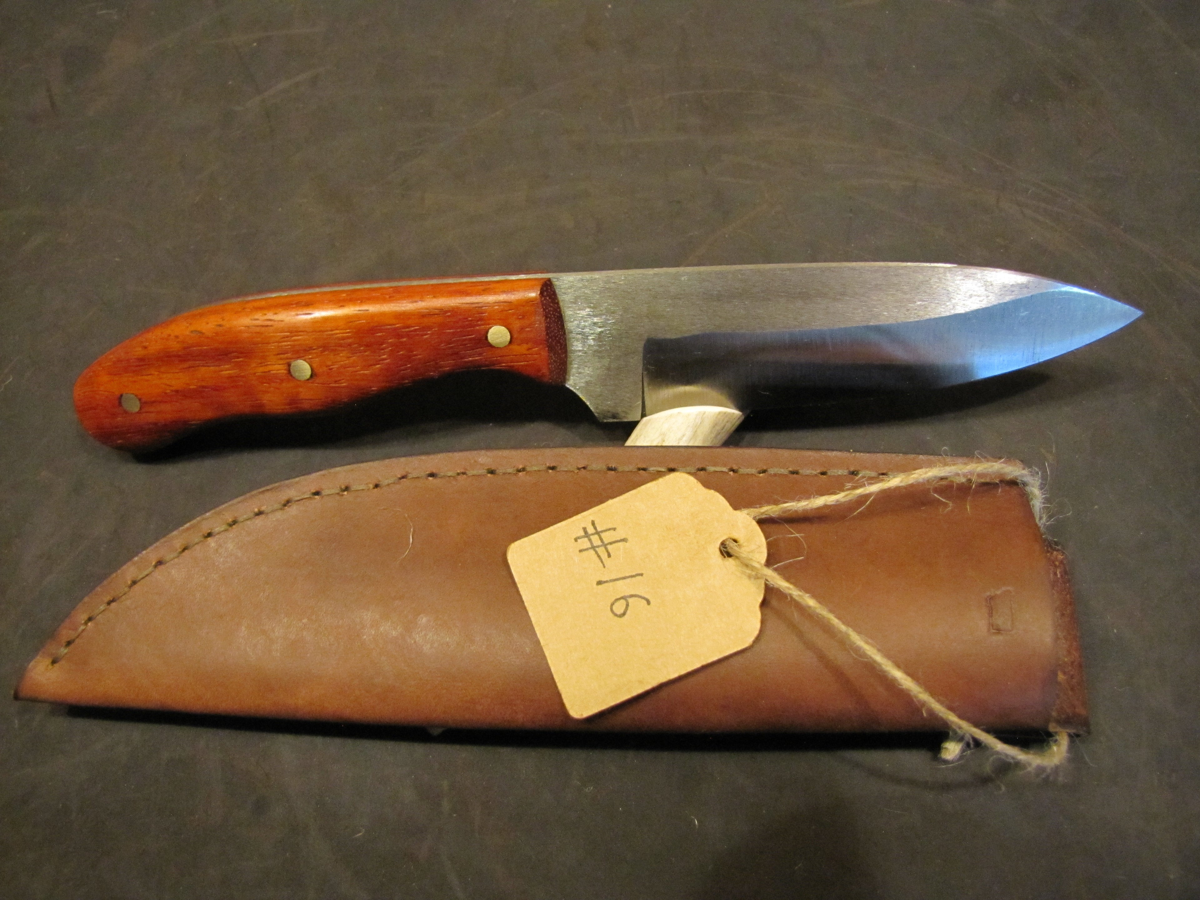 The Trapper's Edge "Slimline Drop-point Field Knife"