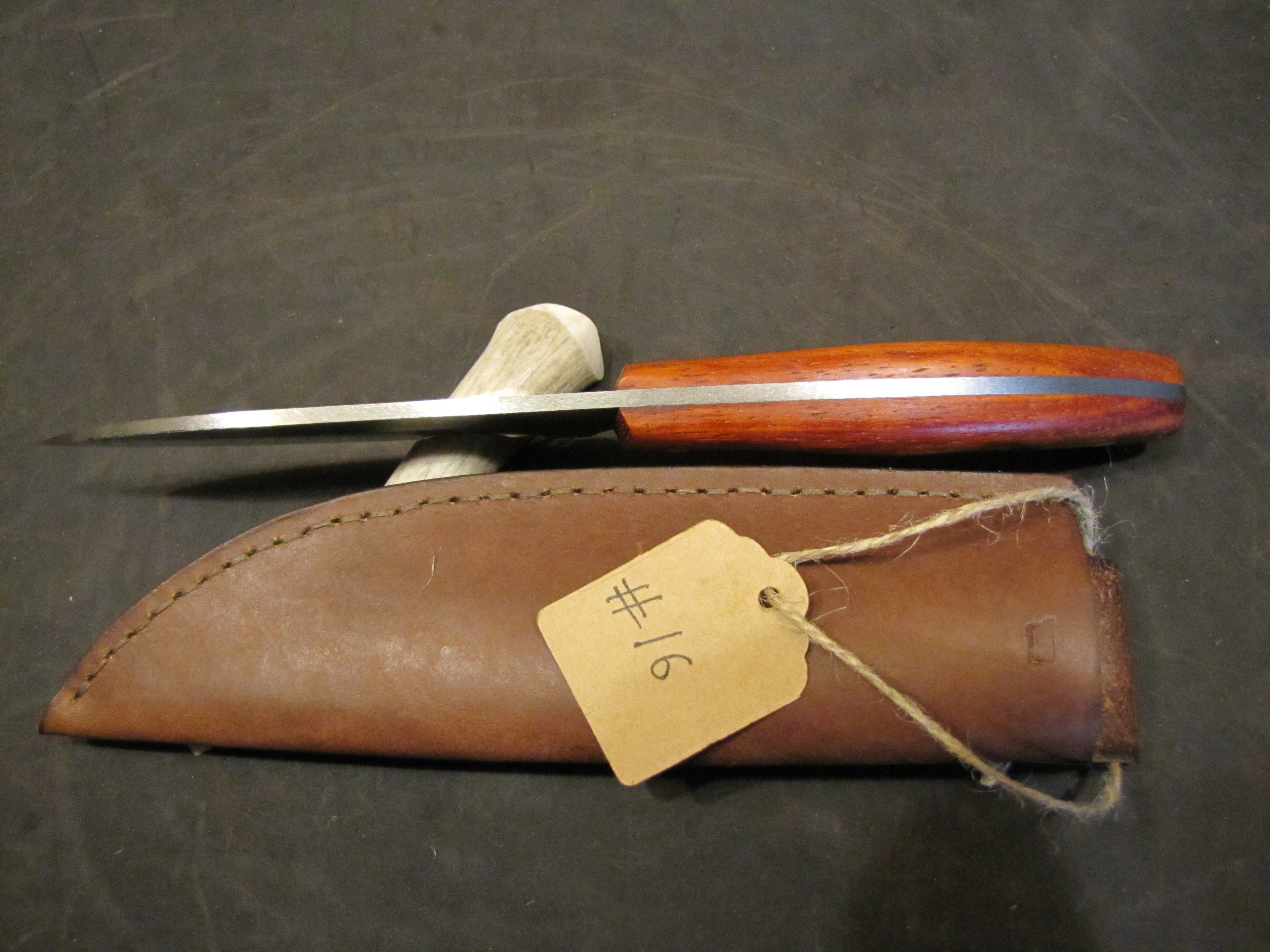 The Trapper's Edge "Slimline Drop-point Field Knife"