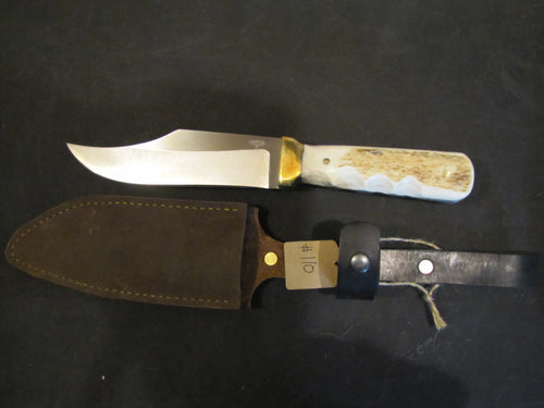 Large elk Bowie knife