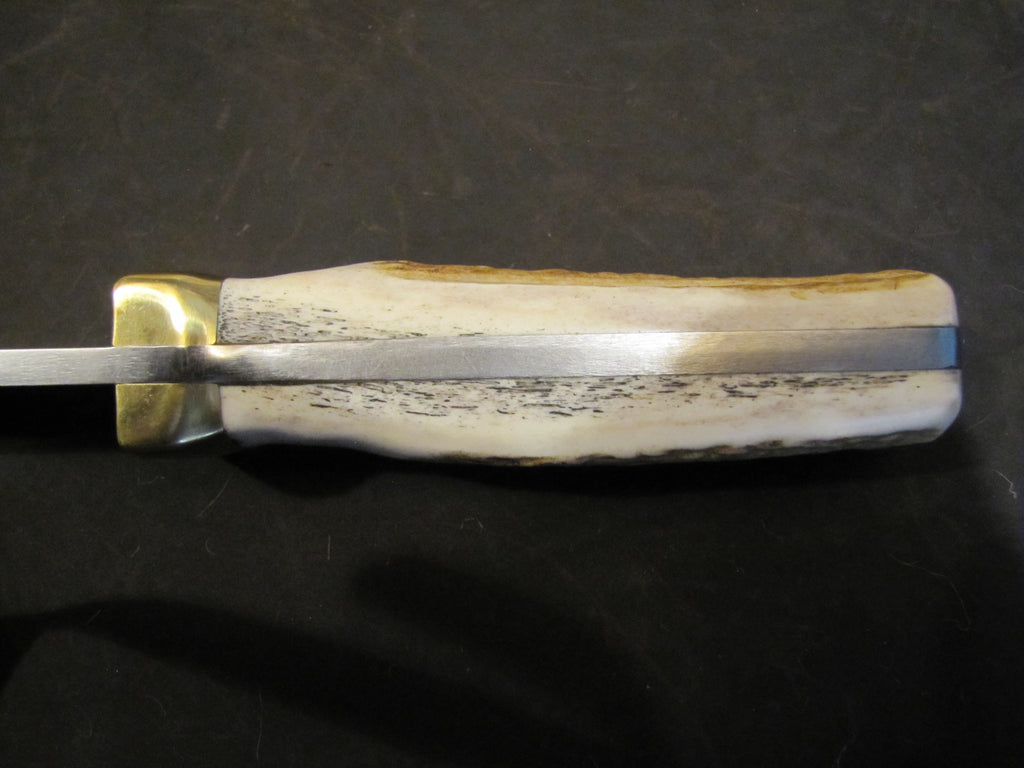 Large elk Bowie knife